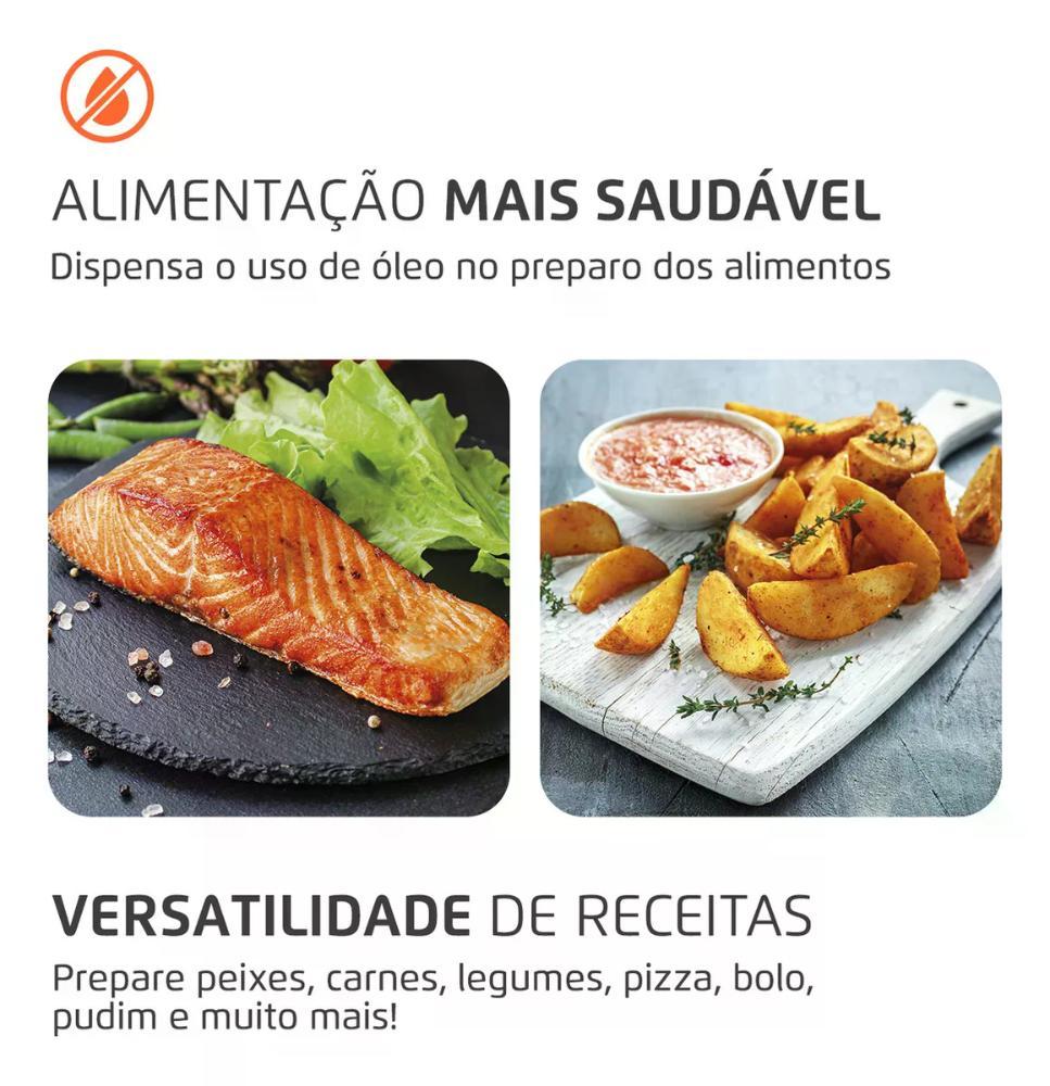 Fritadeira Air Fryer Oven 12L Mondial AFON-12L-BI 127V