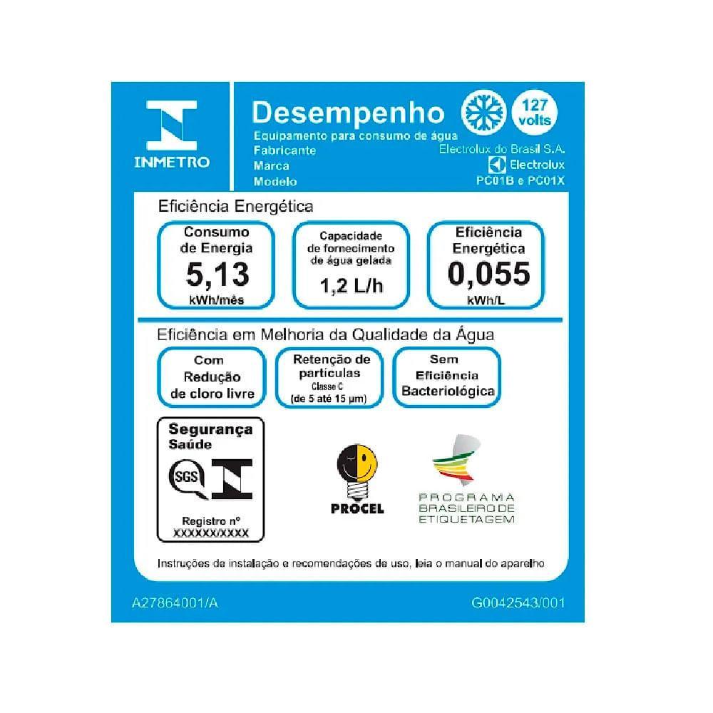 PURIFICADOR AGUA EXPERI 3TEMP 127V PC01X