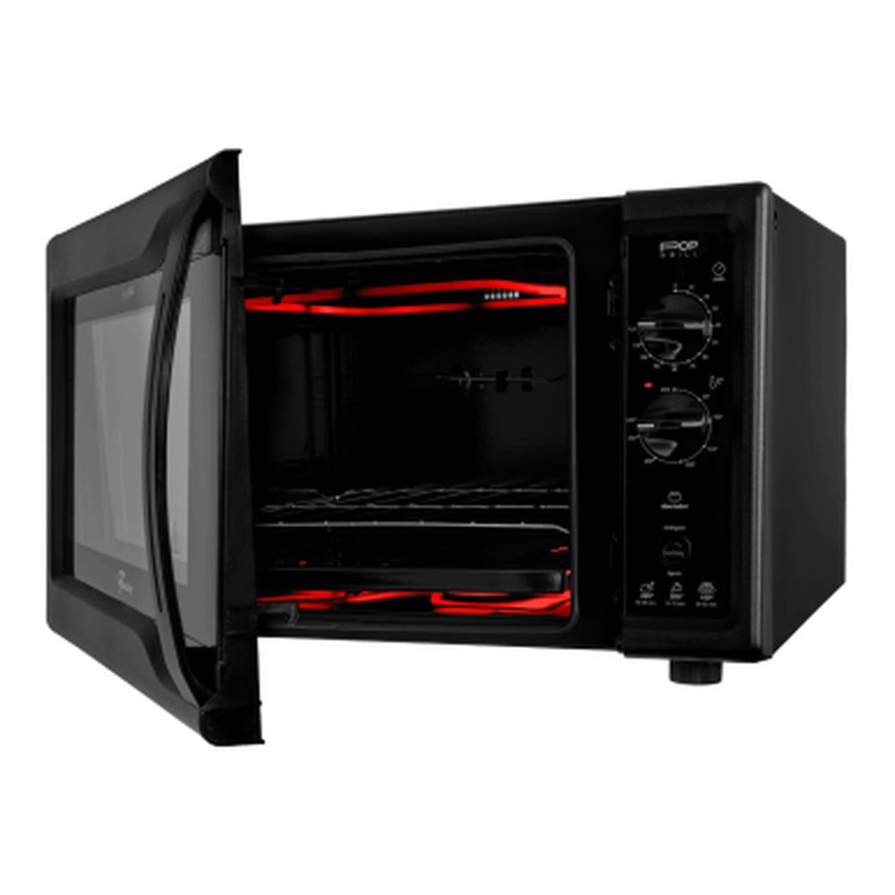 Forno Elétrico de Bancada Fischer Pop Grill 44 litros Preto 127V