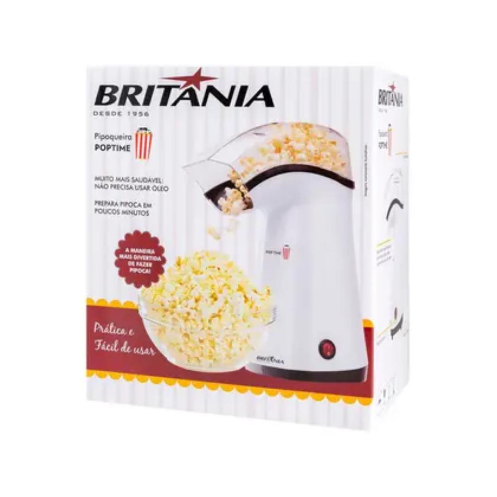 Pipoqueira Elétrica Britânia Pop Time B02 127V Branca