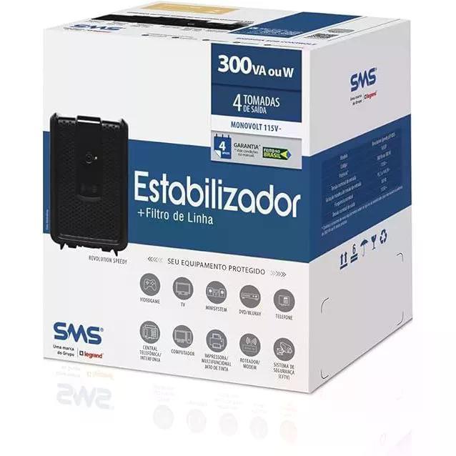 ESTABILIZADOR SMS SPDY 300VA MONO 16520