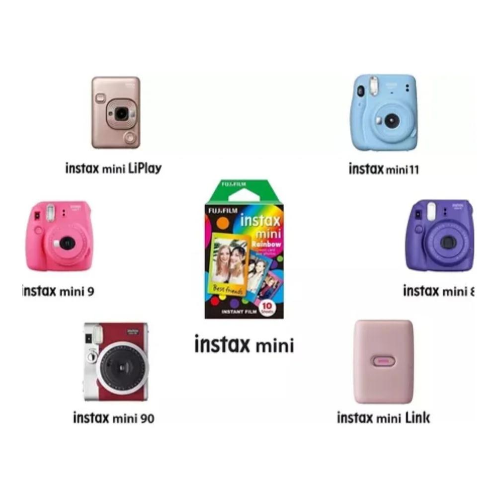 FILME INSTAX MINI RAINBOW - C/ 10 EXP