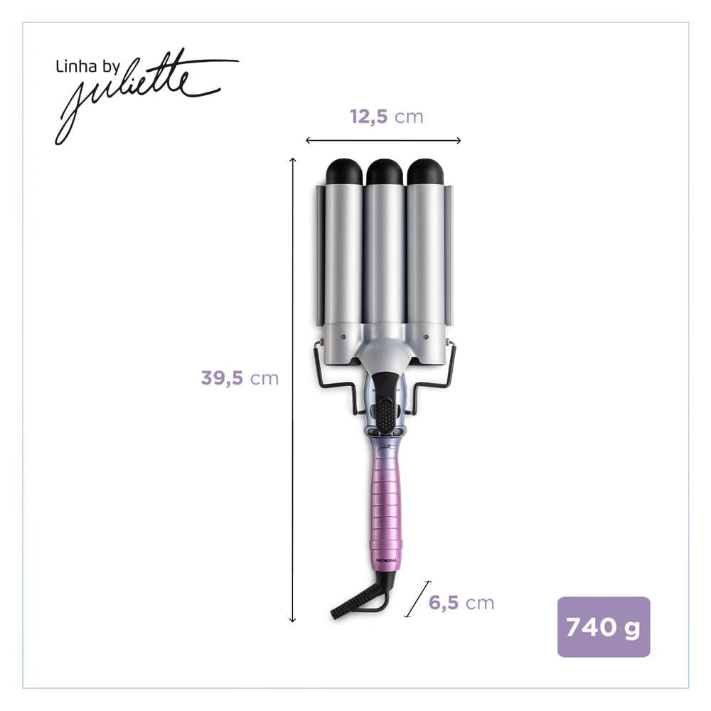 MODELADOR CACHOS TRIONDAS JULIETTE MCT-J