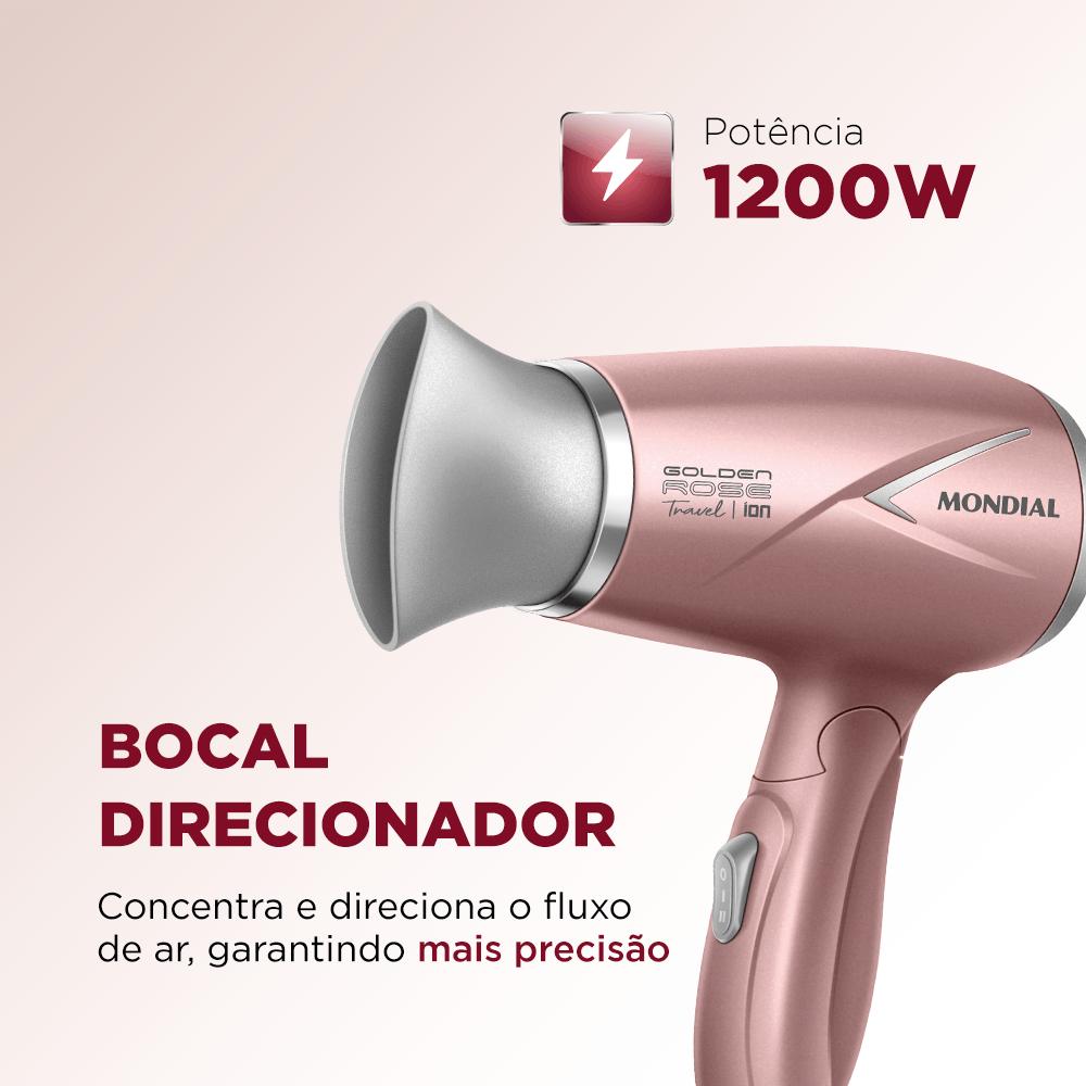 SECADOR DE CABELOS TRAVEL SC-47-GR