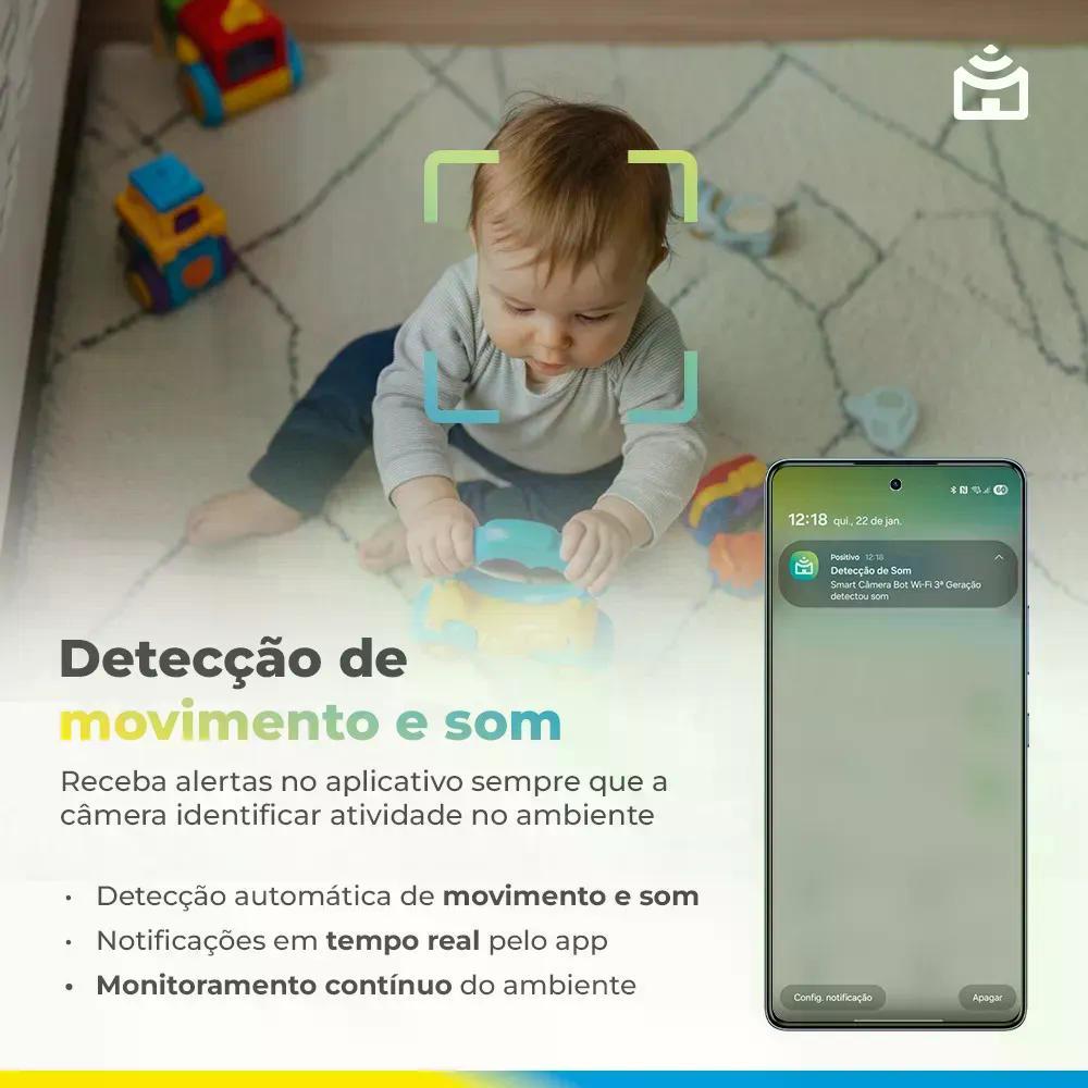 SMART CAMERA 360° BOT WI-FI POSITIVO 3ªG