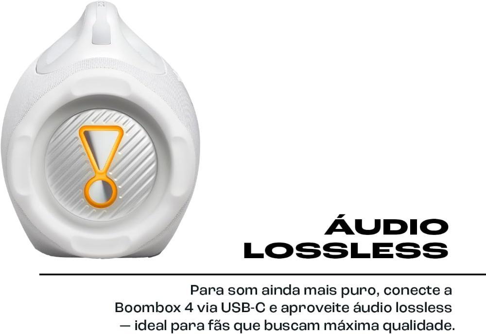 CAIXA SOM JBL BOOMBOX 4 BLUETOOTH BRANCA