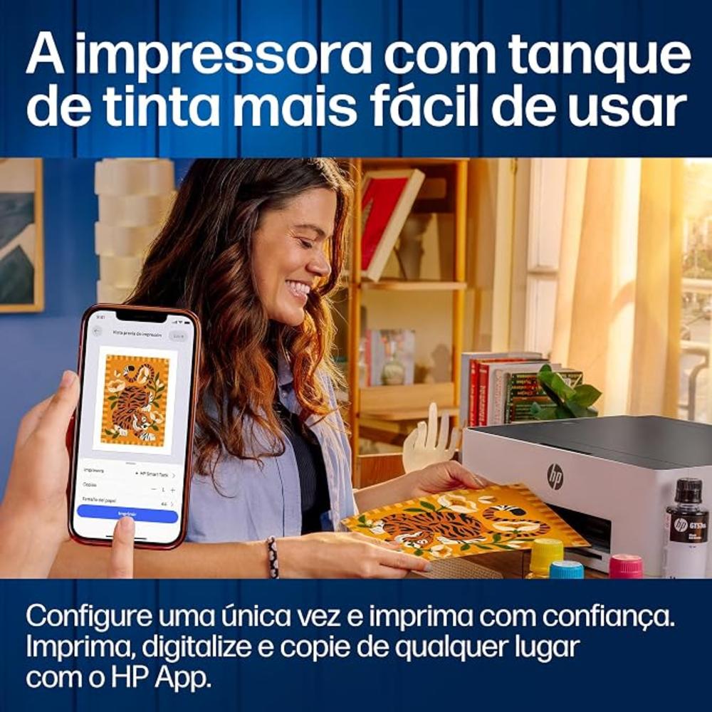 IMPRESSORA HP SMART TANK 210 WIFI BIVOLT