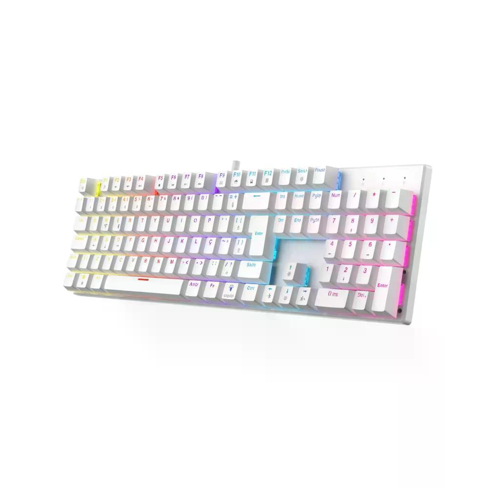 TECLADO ORION V2 COM FIO USB BRANCO