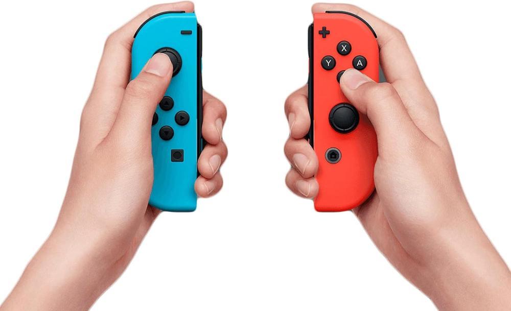 CONTROLE NINTENDO JOYCON AZUL/VERM NEON