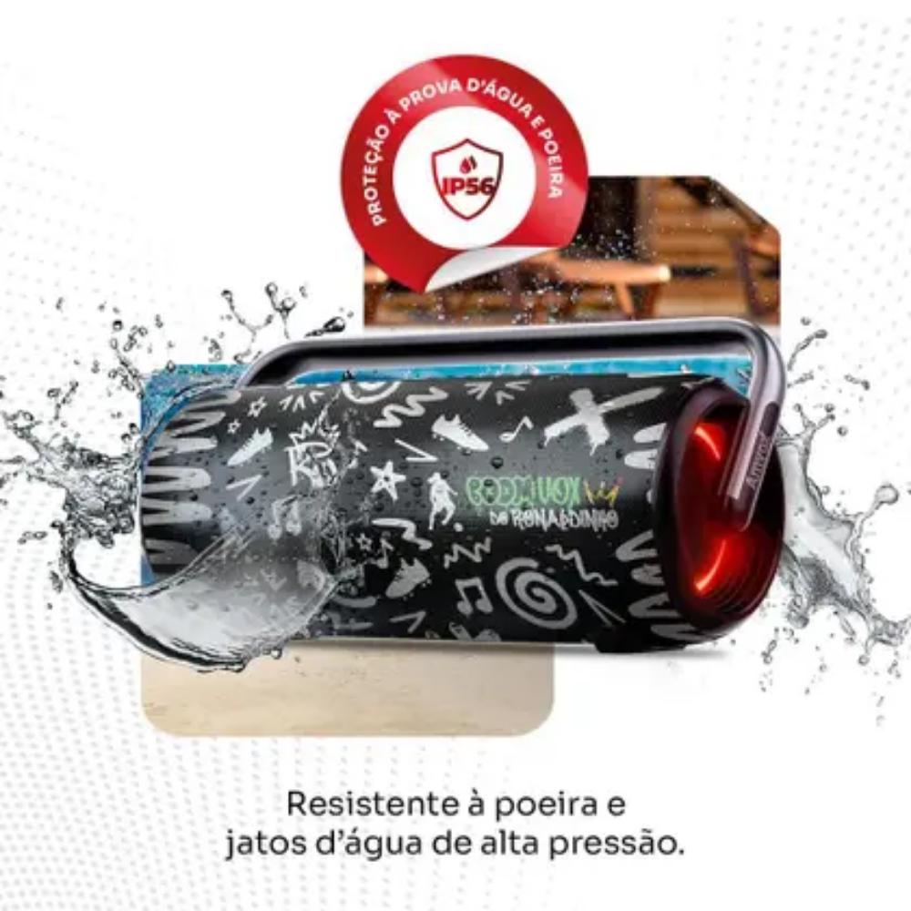 Caixa Amplificadora Amvox ACA 610 Boombox Grafite
