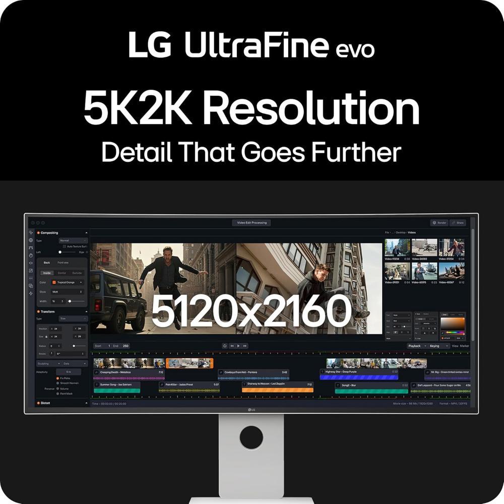 MONITOR LG ULTRAFINE 5K2K 40" 40U990A-W