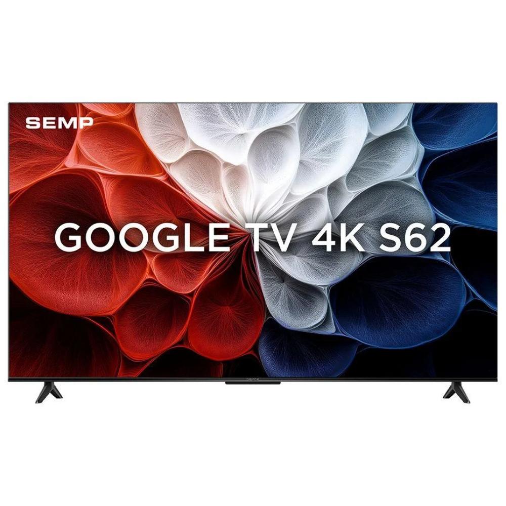 Smart TV SEMP 65 polegadas LED 4K UHD 65S62 GTV Processador AiPQ