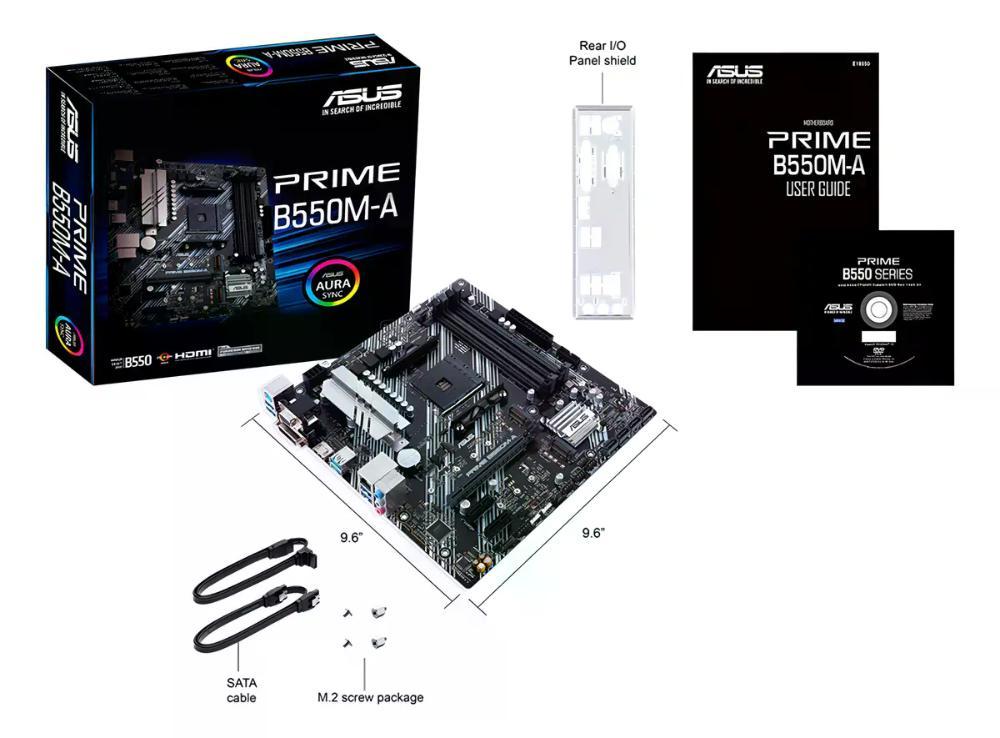 PLACA MAE ASUS PRIME B550M-A DDR4 AM4