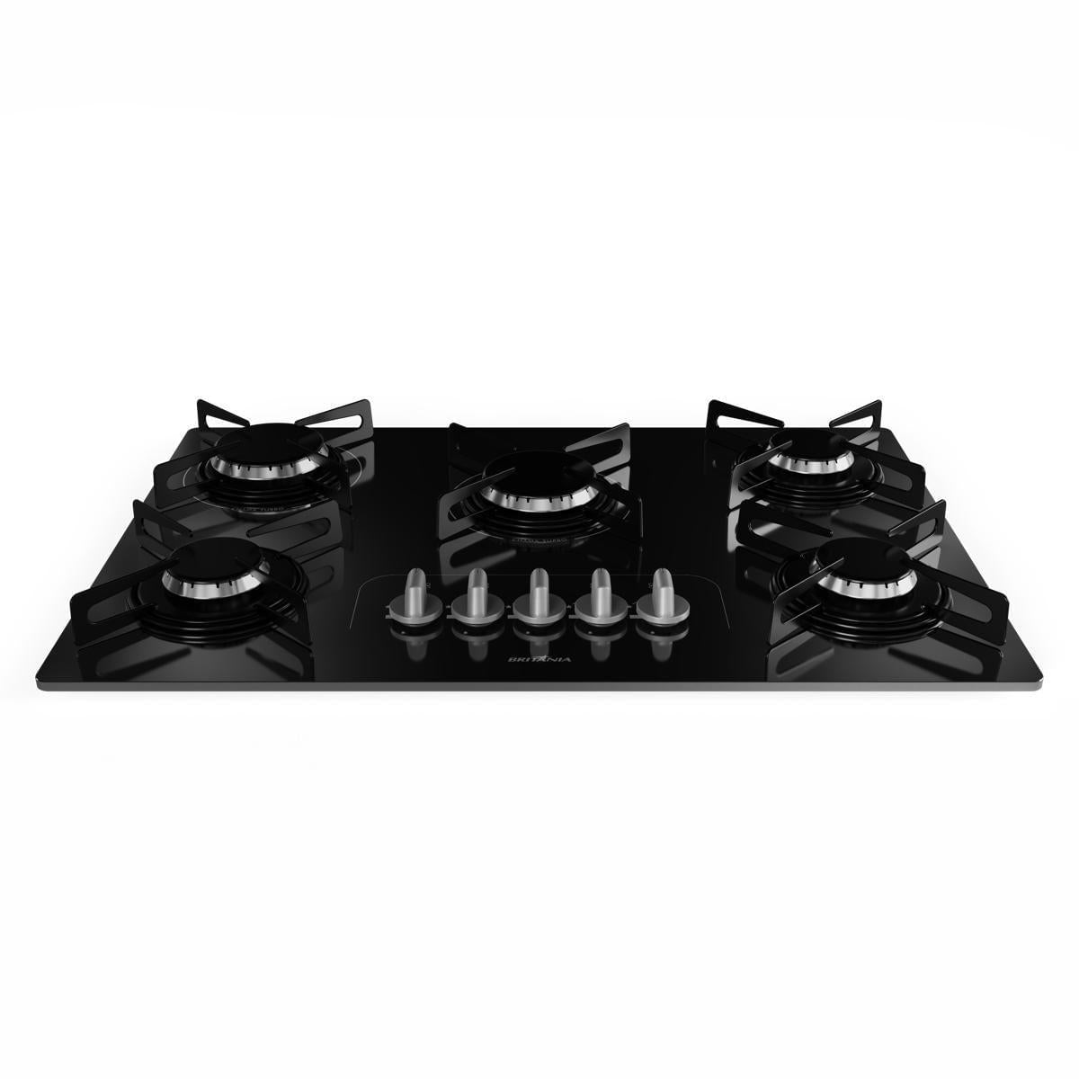 COOKTOP 5 BCS GAS PRETO BRITANIA BIVOLT