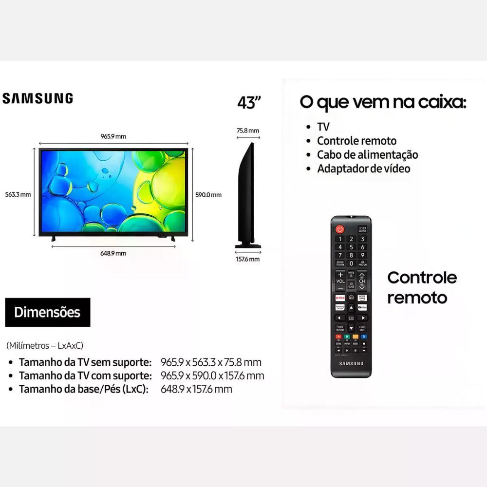 SMART TV SAMSUNG 43" FULL HD LSF6000F