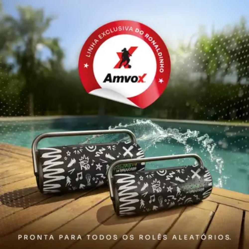 Caixa Amplificadora Amvox ACA 610 Boombox Grafite
