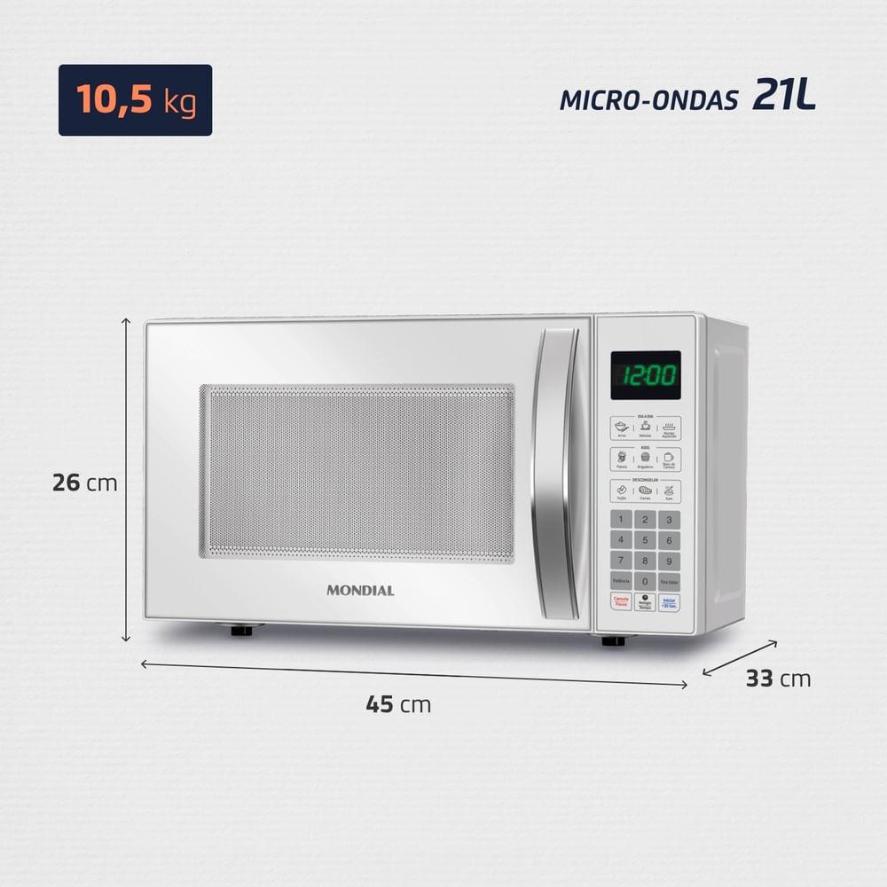 MICRO-ONDAS 1200W MO-01-21-W - 127V