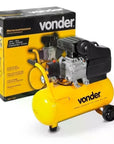 Motocompressor De Ar 21,6l Mcv 216 Vonder Cor Amarelo Fase Elétrica Monofásica Frequência 60 Hz