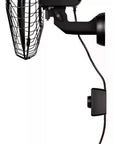 Ventilador de Parede Oscilante Ventisol 3 Pás Premium, Preto, 50cm, Bivolt