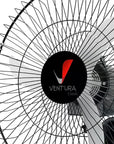 Ventilador De Parede 60cm Ventura Preto Bivolt Aço