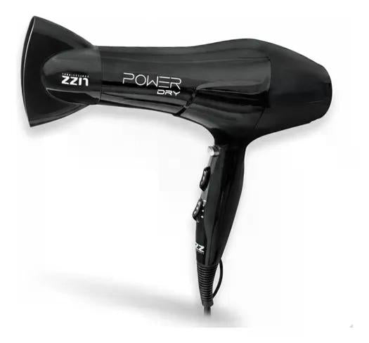 Secador De Cabelo Lizz Profissional Power Dry 2000w Bivolt Por Chaveamento Preto