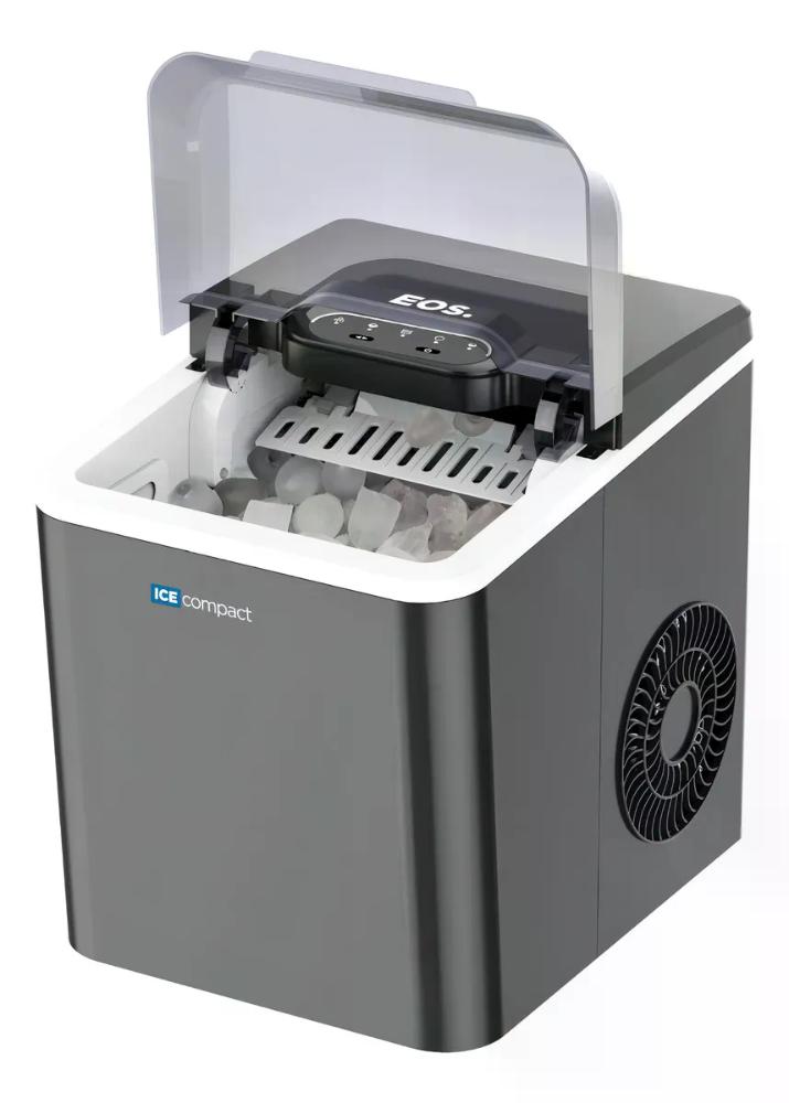 Máquina De Gelo 12 Kg Inox Ice Compact - Emg04 - Eos Cor Cinza