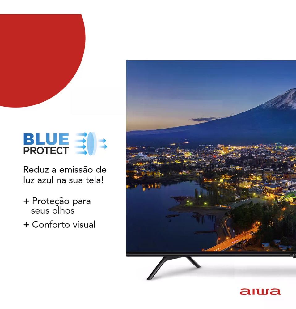 Smart Tv 55" AWS-TV-55-BL-01-A Android Dolby 4K Aiwa
