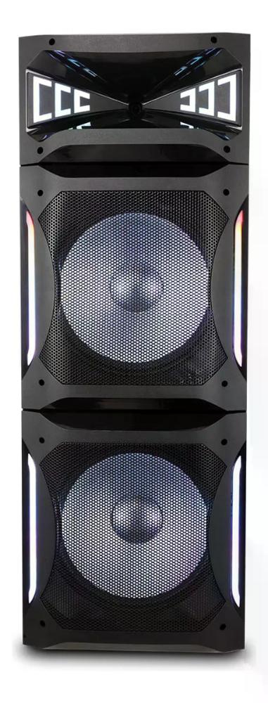 Caixa De Som Amplificada 2500w Philco Ex Bass Pcx30000 Preto