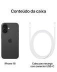 Apple iPhone 16 Plus 128GB Preto