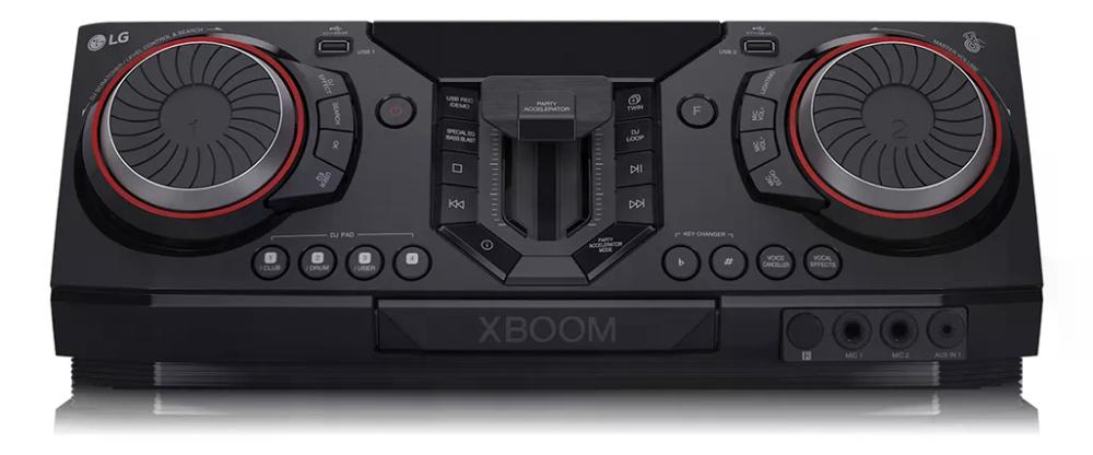 Mini System LG Xboom Cl87 2350w Bivolt Preto Bluetooth Preto 2350 W