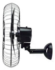 Ventilador de Parede Oscilante Ventisol 3 Pás Premium, Preto, 60cm, Bivolt