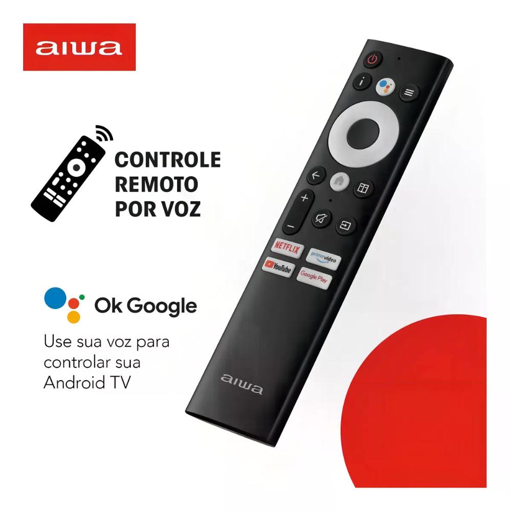 Smart Tv 55" AWS-TV-55-BL-01-A Android Dolby 4K Aiwa