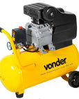 Motocompressor De Ar 21,6l Mcv 216 Vonder Cor Amarelo Fase Elétrica Monofásica Frequência 60 Hz