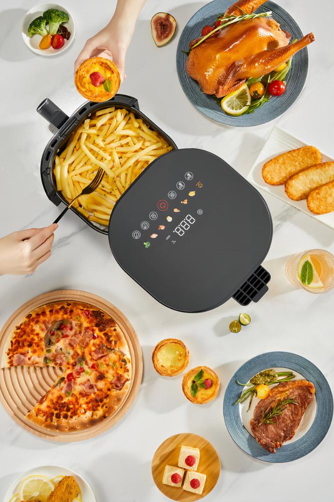 Fritadeira Gaabor Air Fryer 4,2 L Sem Óleo Touch C/ Visor Af-45t02as Digital 1350w -127v