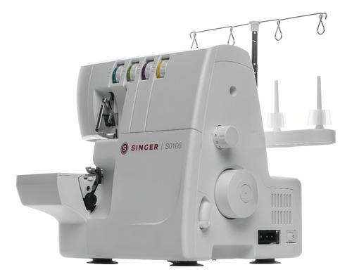 Máquina De Costura Overlock Singer Overlock S0105 Portátil - Branco 220v