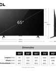 Smart Tv Tcl 65 Polegadas Qled 4k P7k Wifi Bluetooth
