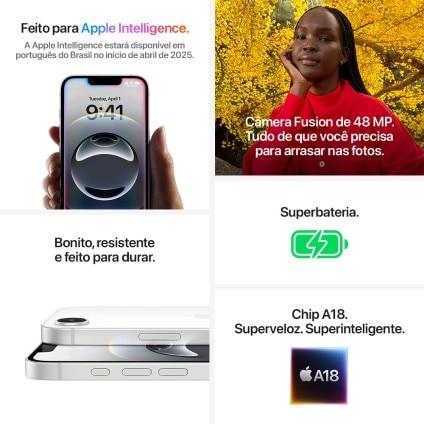 Apple iPhone 16e de 256GB - Preto
