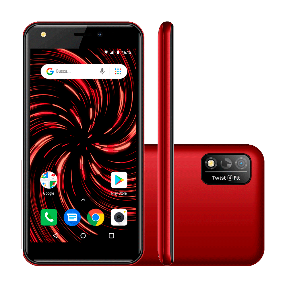 Smartphone Positivo Twist 4 Fit S509N 32GB Dual Chip 5&quot;- RED