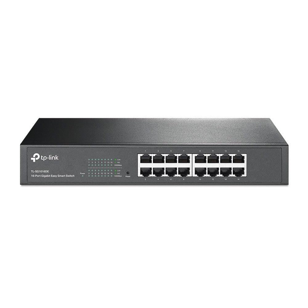 Tp Link Switch Easy Smart Gigabit De 16 Portas Tl-sg1016DE