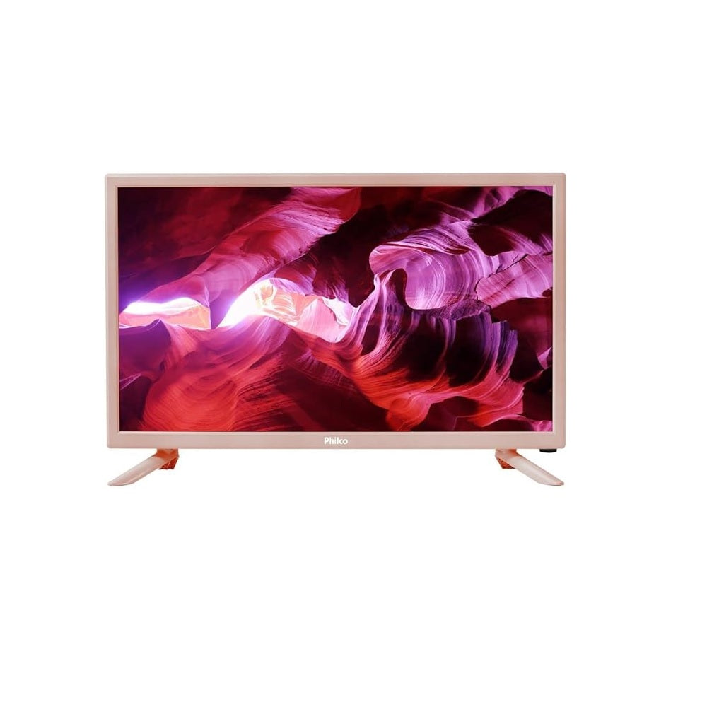 Tv Led Hd 24&#39;&#39; Ptv24n91dfrh 1 Hdmi 2 Usb Rosa Philco Bivolt