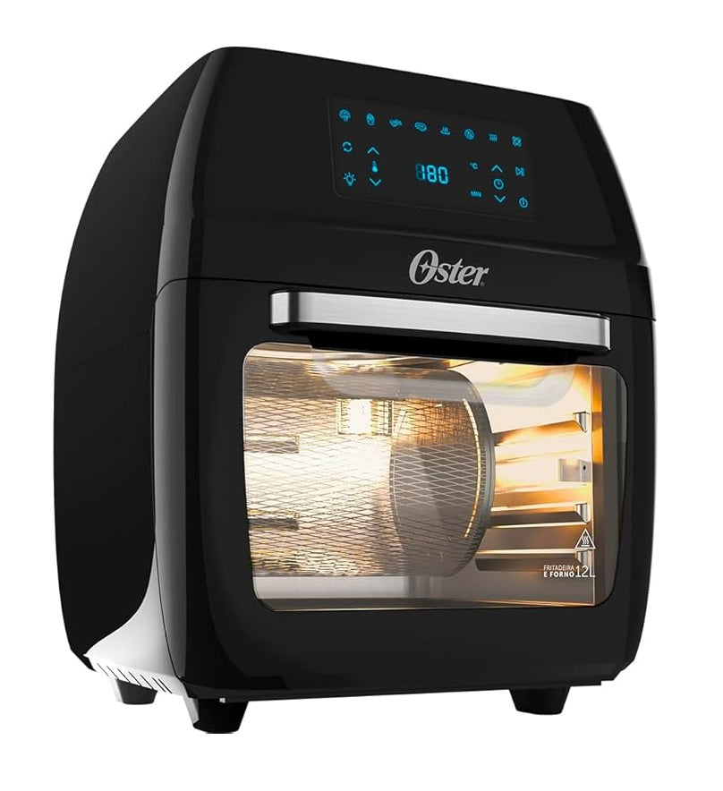 Fritadeira forno Oster OFRT780  3 em 1, 127V, 1800 W, Preto