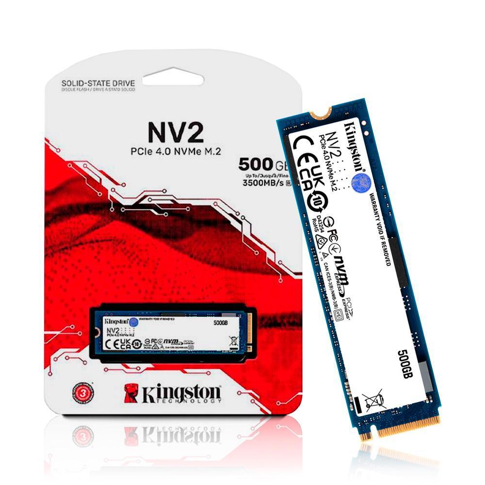 SSD Kingston Nv2 500GB, M.2 2280, NVME PCIE 4.0 X4