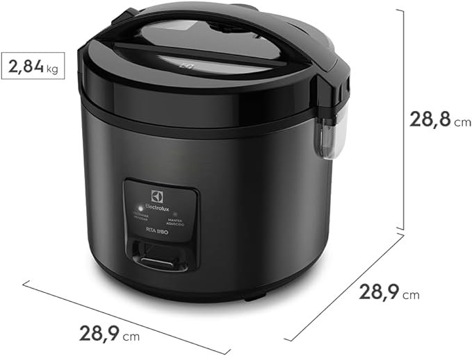Panela de Arroz Elétrica Electrolux Preto 60HZ ERC30