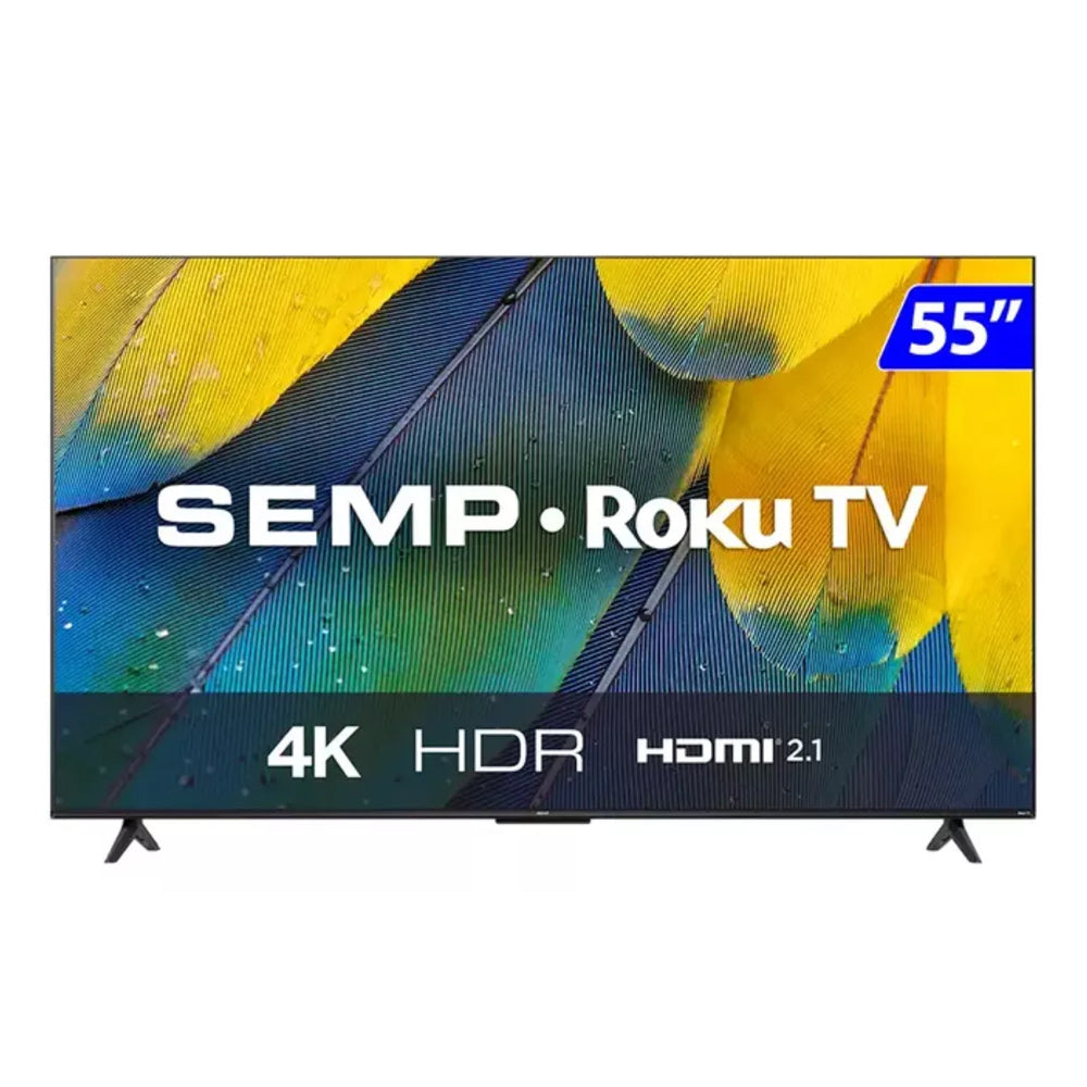 TV LED 4K 55 SEMP 55RK8600 ROKU TV