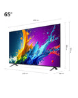 Smart Tv 4k 65 LG Qned 65qned80t Processador 5 Ger7 Ai