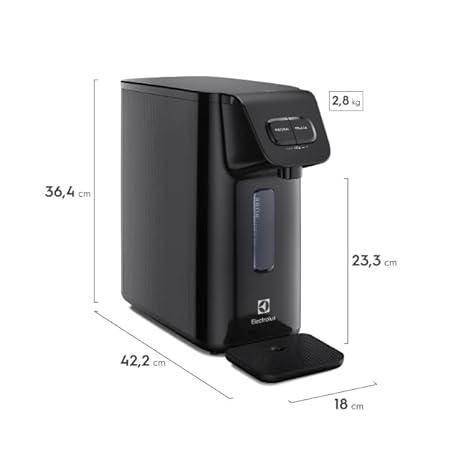 Purificador De Água Eficiente Electrolux Cor Preto 110v/220