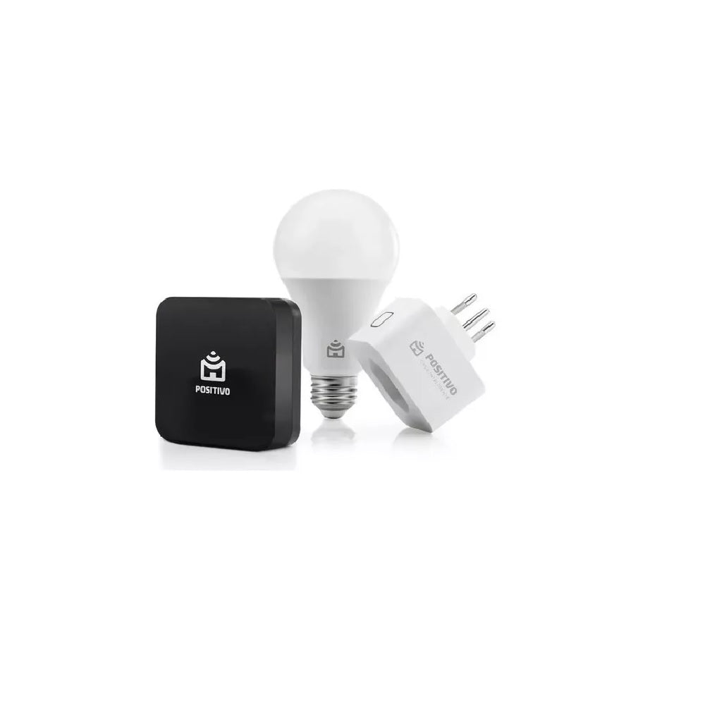 Kit Casa Conectada Inteligente Compatível Com Alexa Positivo