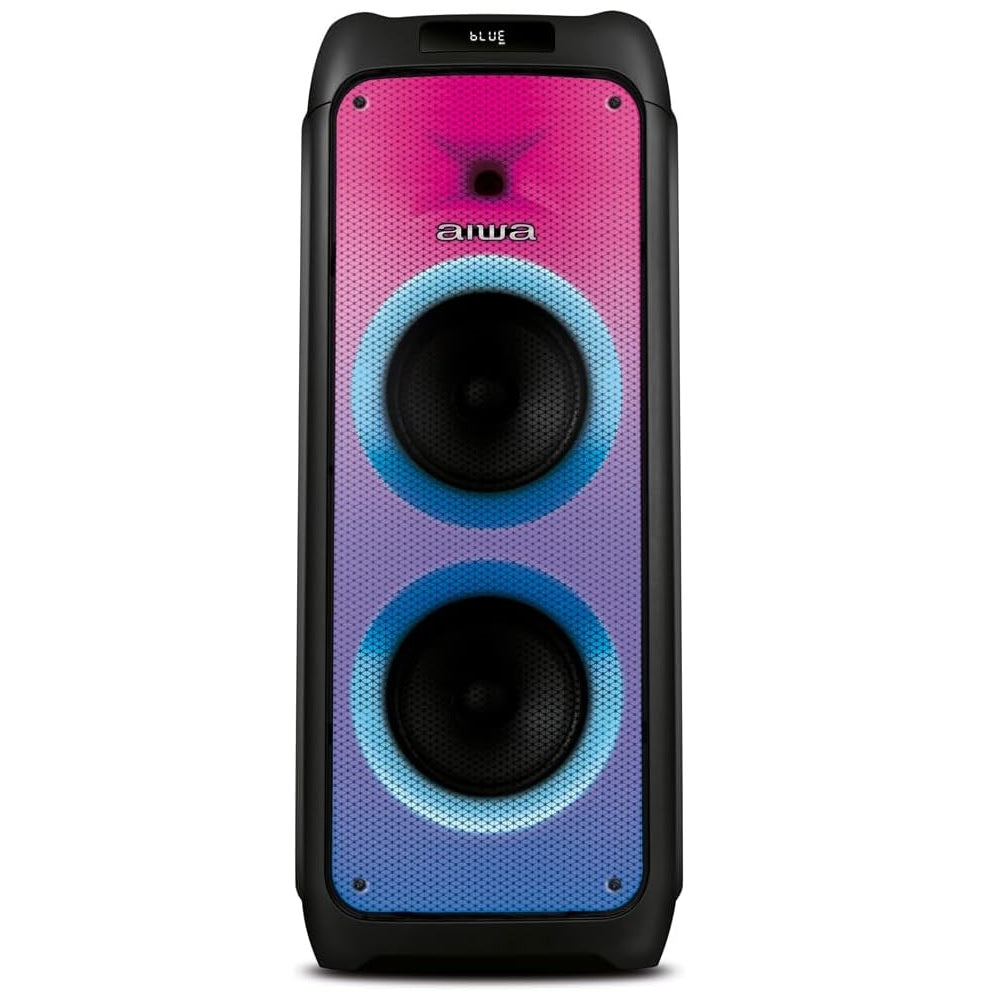 Caixa de Som Partybox Aiwa Pb-06 Bluetooth 20h RGB USB Tws