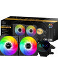 Water Cooler Brx Caf105 Rgb Intel/amd 240mm Preto