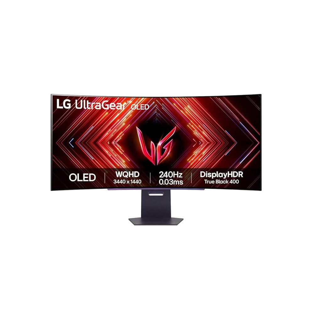 Monitor GamerLG UltraGearOLED Curvo 45”, QHD, 45GS95QE-B